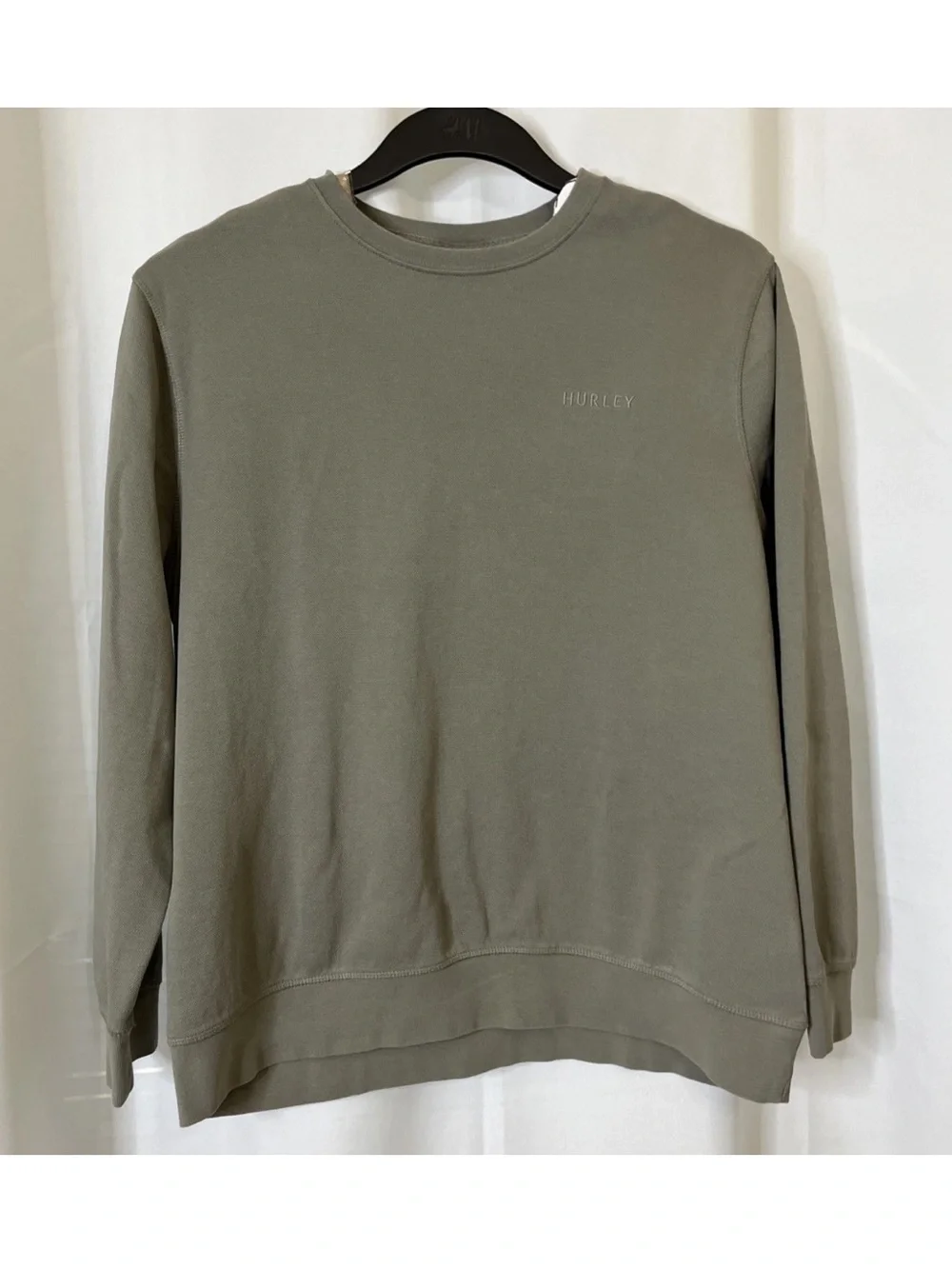 Hurley Men's Olive Green Crewneck Sweatshirt